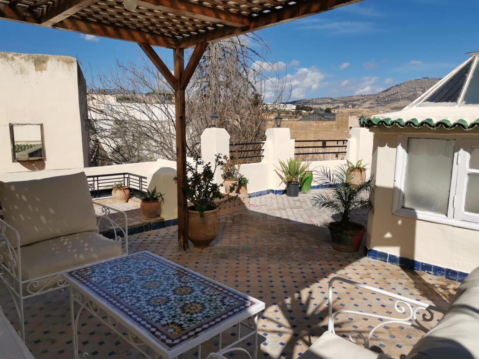 Riad Avec Terrasse Privee Et Piscine Partagee A 300M Fes Ngoại thất bức ảnh